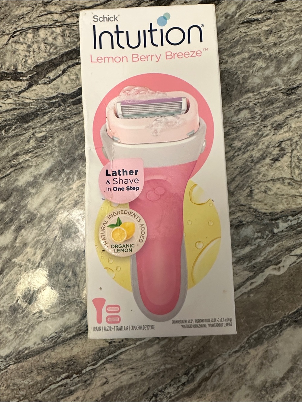Schick Intuition Lemon Berry Breeze Pink Women's Razor
